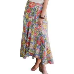 Matilda Jane Lets Go Together Colorful Day Dreaming Skirt Small Boho Cottage
